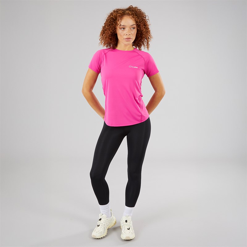 Berghaus Womens Dembleby Tech T-Shirt Pink/Pink