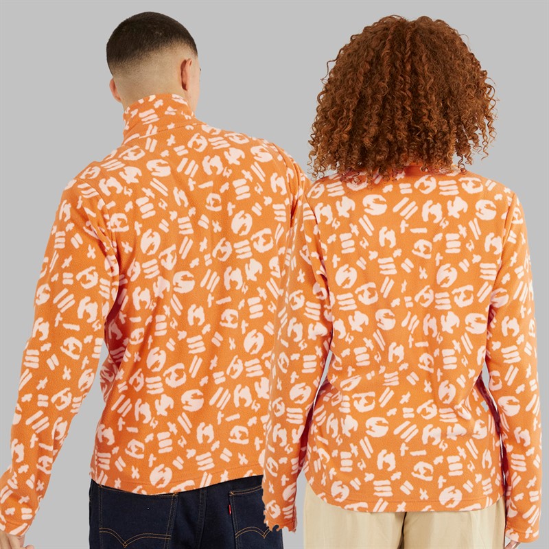 Berghaus Dean Street Prism Printed Trango Half Zip Fleece Orange/Light Orange