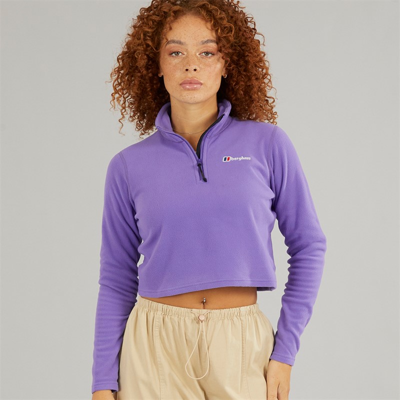 Berghaus Womens Urban Prism Cropped Half Zip Fleece Purple/Purple