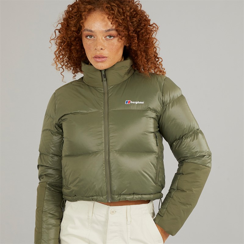 Berghaus Womens Arkos Reflect Crop Down Jacket Green/Green