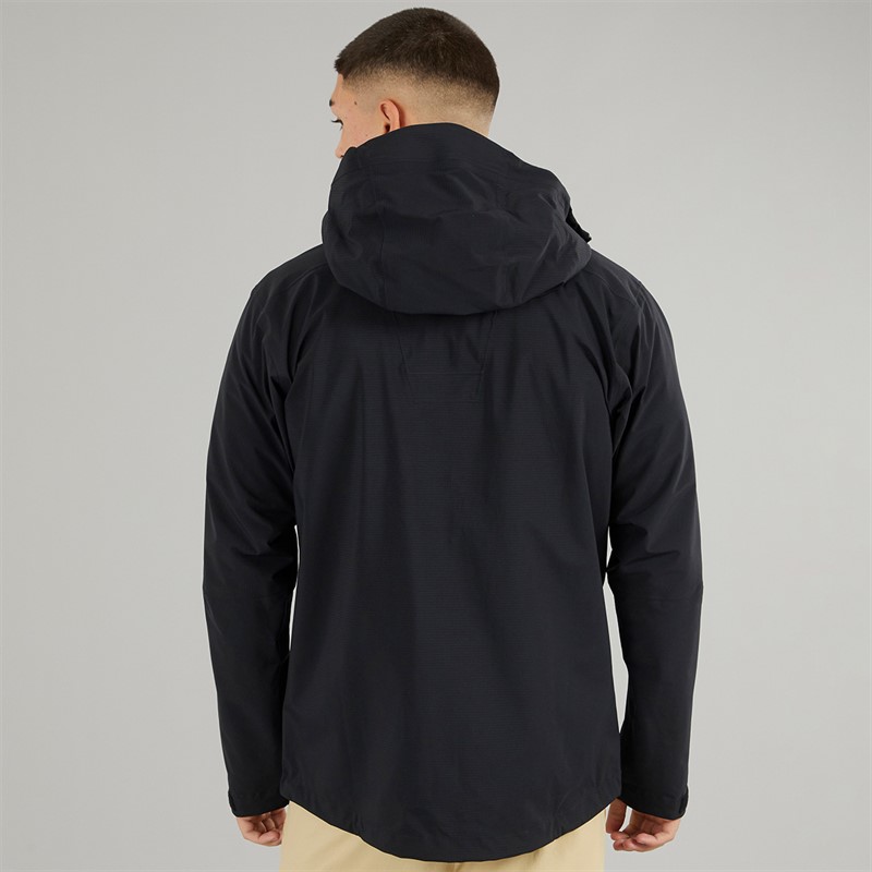 Berghaus Mens Truda Flex Waterproof Hooded Jacket Black/Black