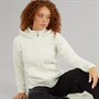 Berghaus Womens Darria Full Zip Shearling Hooded Jacket Natural