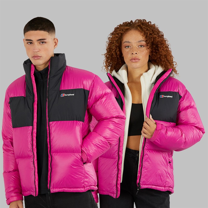 Berghaus Arkos Reflect Hydrodown Insulated Down Jacket Pink/Black - Size L