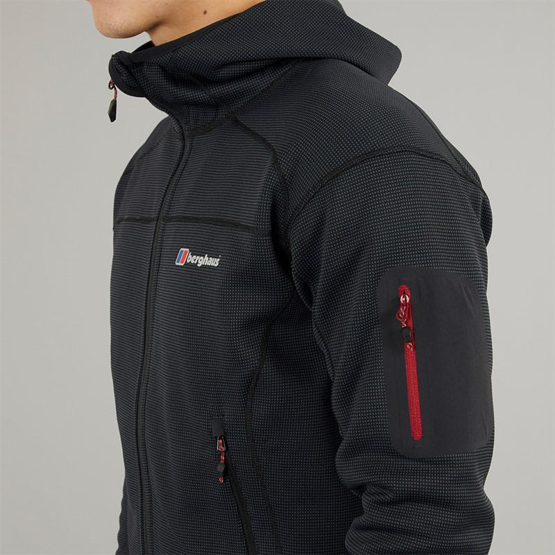 Berghaus Mens Pravitale MTN 2.0 Hooded Jacket Grey/Black