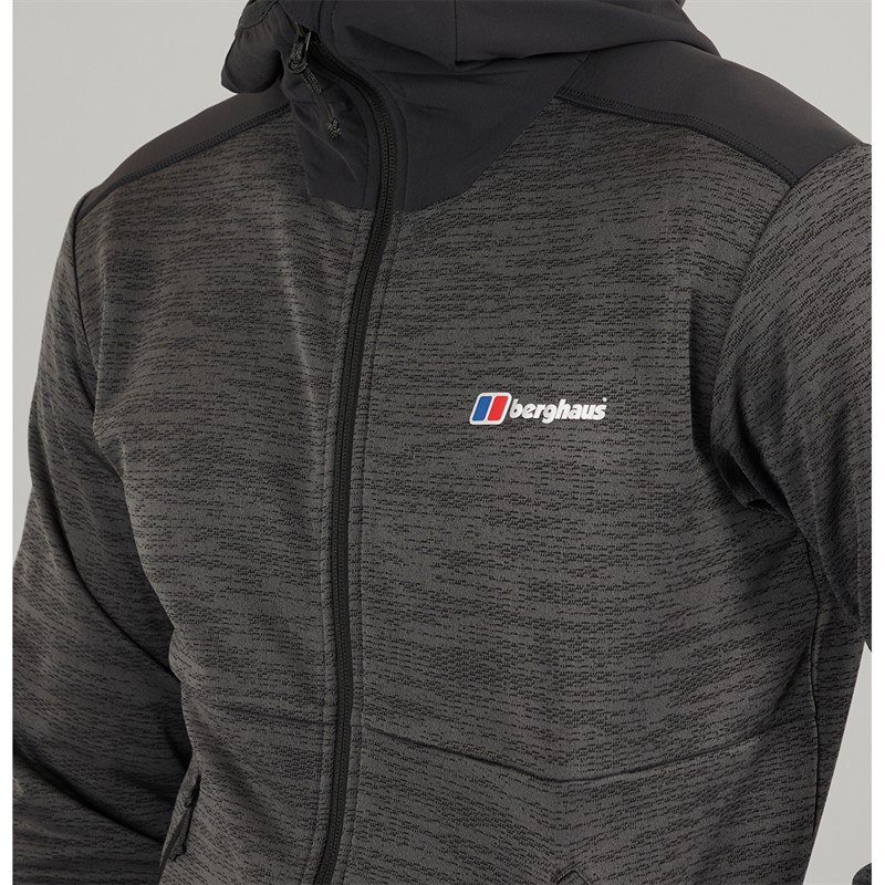 Berghaus Mens Thraskii Hooded Jacket Grey/Black
