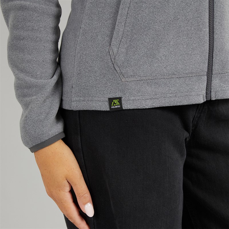 Berghaus Womens Prism 2.0 Micro Full Zip Interactive Fleece Light Grey/Grey