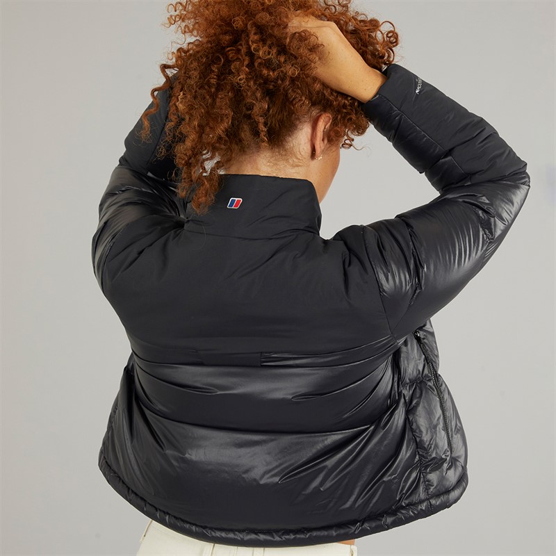 Berghaus Womens Arkos Reflect Crop Down Jacket Black/Black