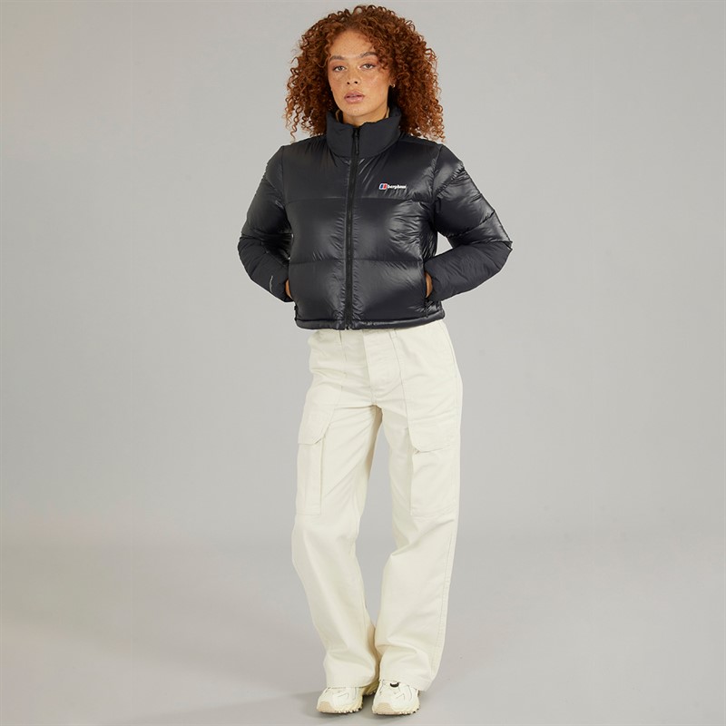 Berghaus Womens Arkos Reflect Crop Down Jacket Black/Black