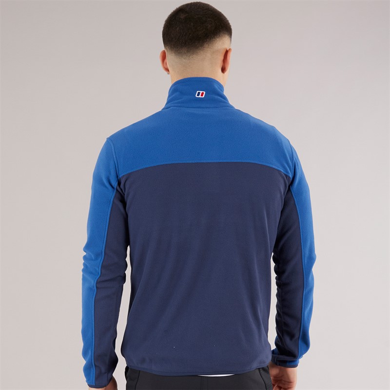 Berghaus Mens Urbism Half Zip Fleece Blue/Dark Blue