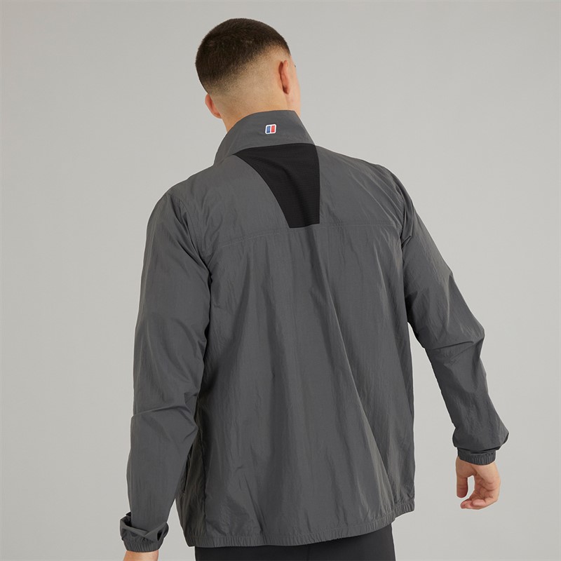 Berghaus Mens Holkmi Full Zip Jacket Grey/Black