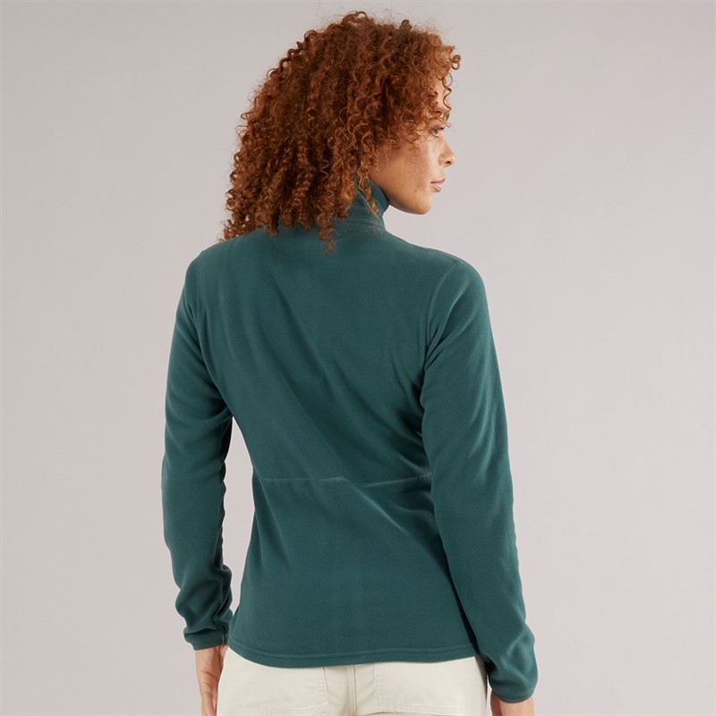 Berghaus Womens Prism 2.0 Micro Full Zip Interactive Fleece Dark Green/Dark Green