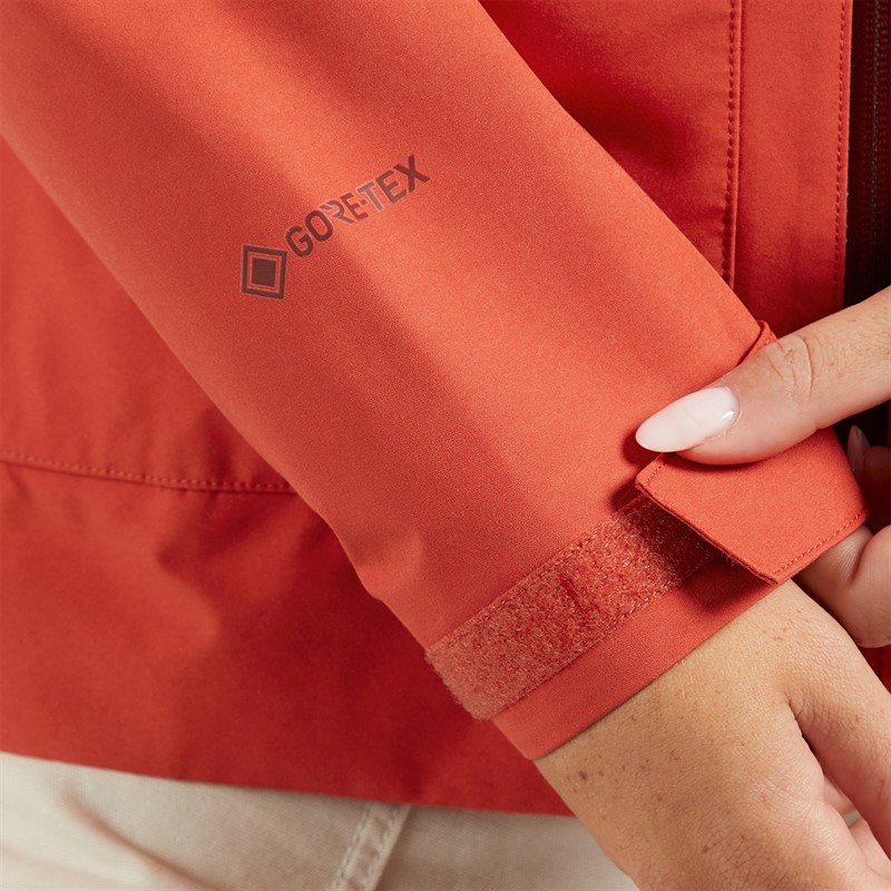 Berghaus Womens Highraise Gore-Tex® Waterproof Hooded Jacket Red