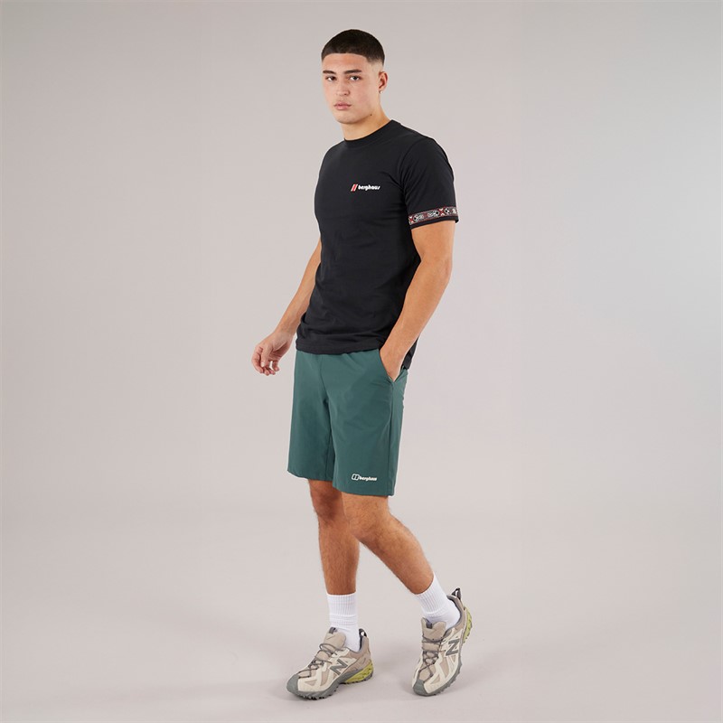 Berghaus Mens Wandermoor Wind Shorts Dark Green/Dark Green