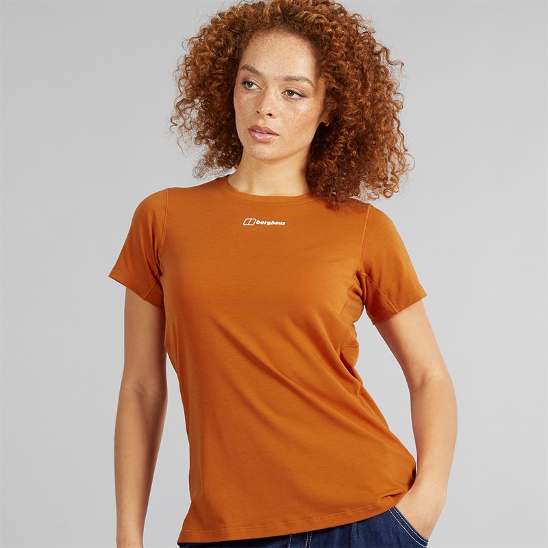 Berghaus Womens Delta Tech T-Shirt Orange