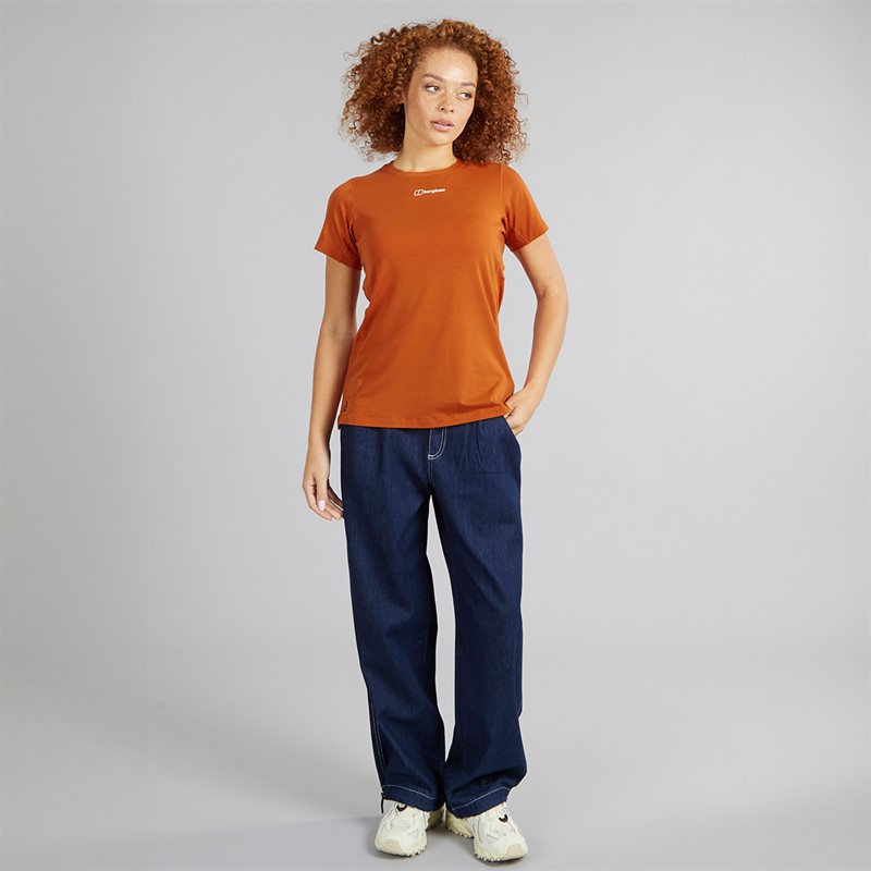 Berghaus Womens Delta Tech T-Shirt Orange