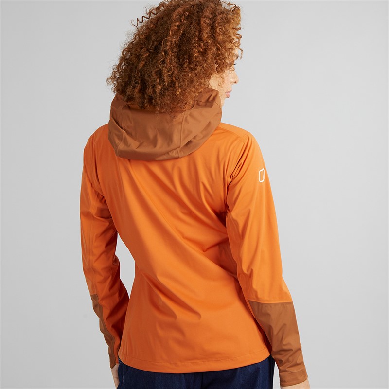 Berghaus Womens Ridge Roamer Softshell Waterproof Jacket Orange