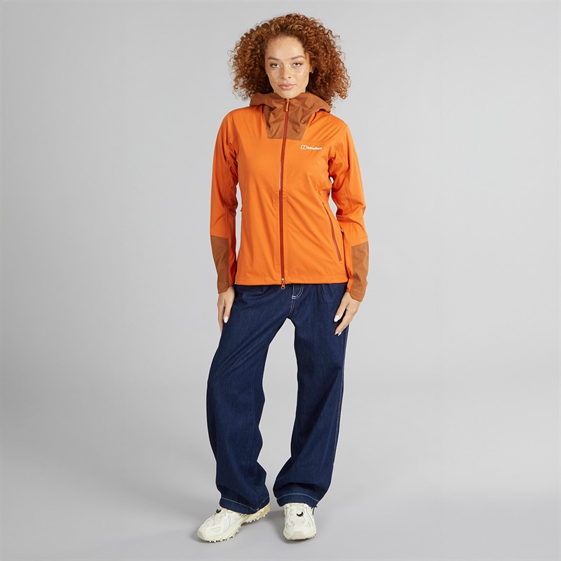 Berghaus Womens Ridge Roamer Softshell Waterproof Jacket Orange