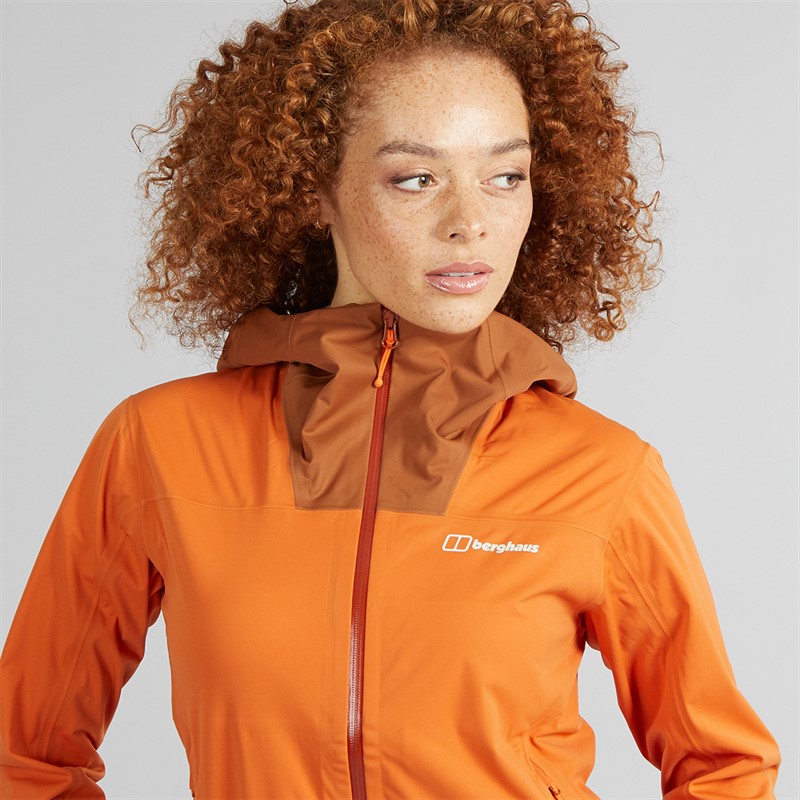Berghaus Womens Ridge Roamer Softshell Waterproof Jacket Orange