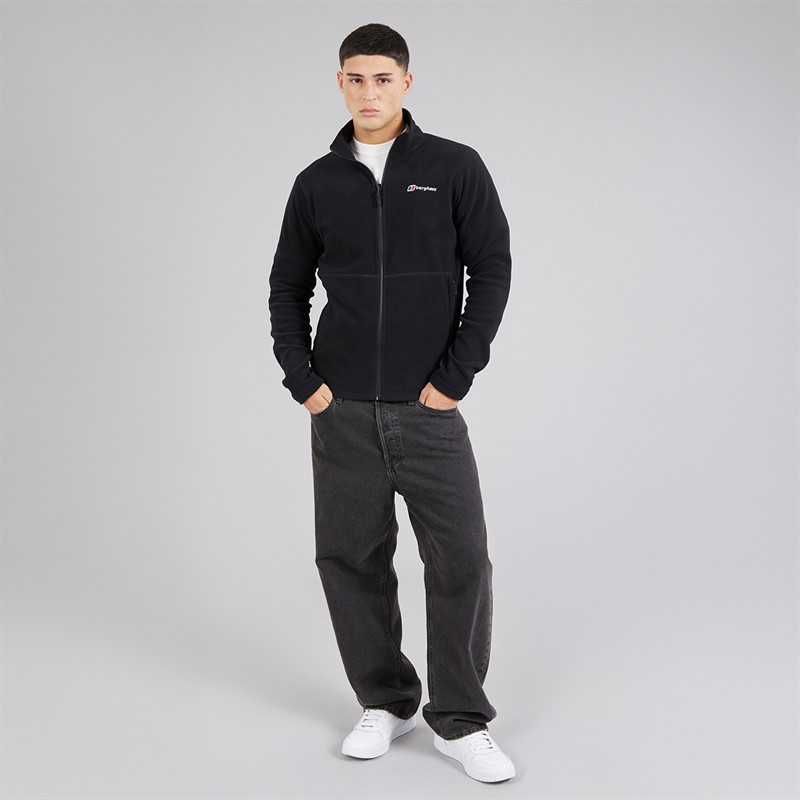 Berghaus Mens Prism Micro Polartec Inter Active Full Zip Fleece Black
