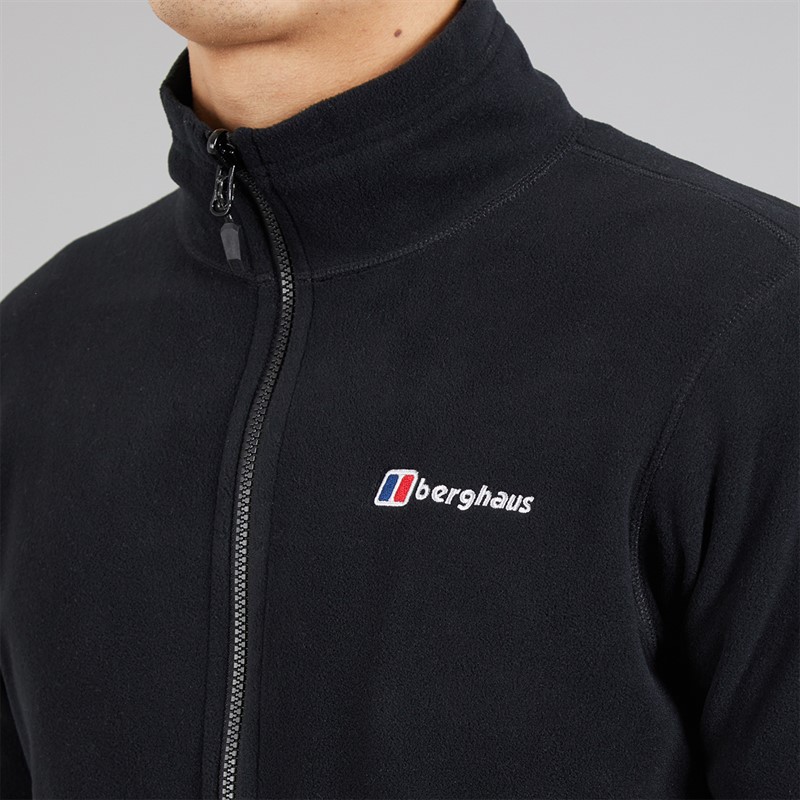 Berghaus Mens Prism Micro Polartec Inter Active Full Zip Fleece Black