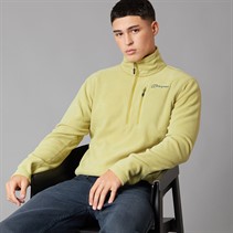 Berghaus Mens Prism Micro Half Zip Polartec Fleece Natural