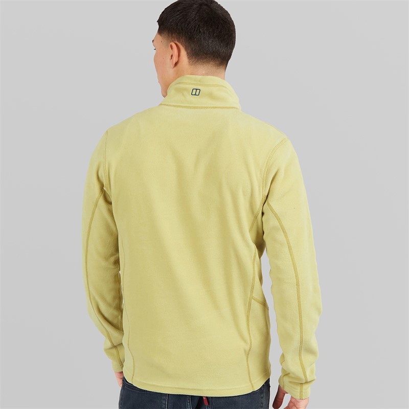 Berghaus Mens Prism Micro Half Zip Polartec Fleece Natural