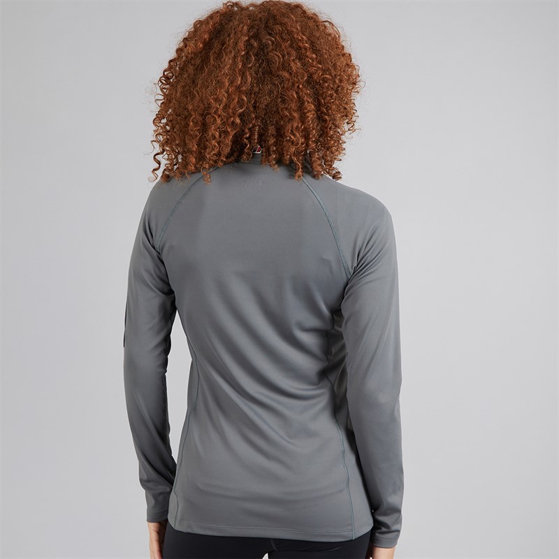 Berghaus Womens Tech Pocket 1/4 Zip Top Dark Grey/Dark Grey