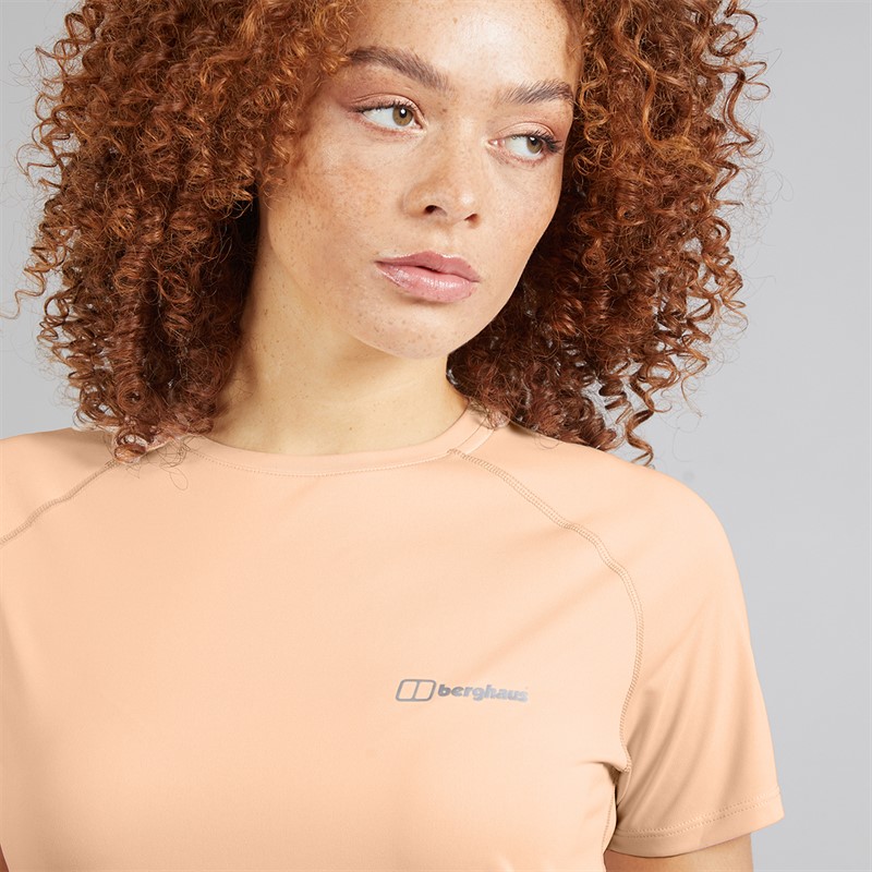 Berghaus Womens Dembleby Tech T-Shirt Light Orange