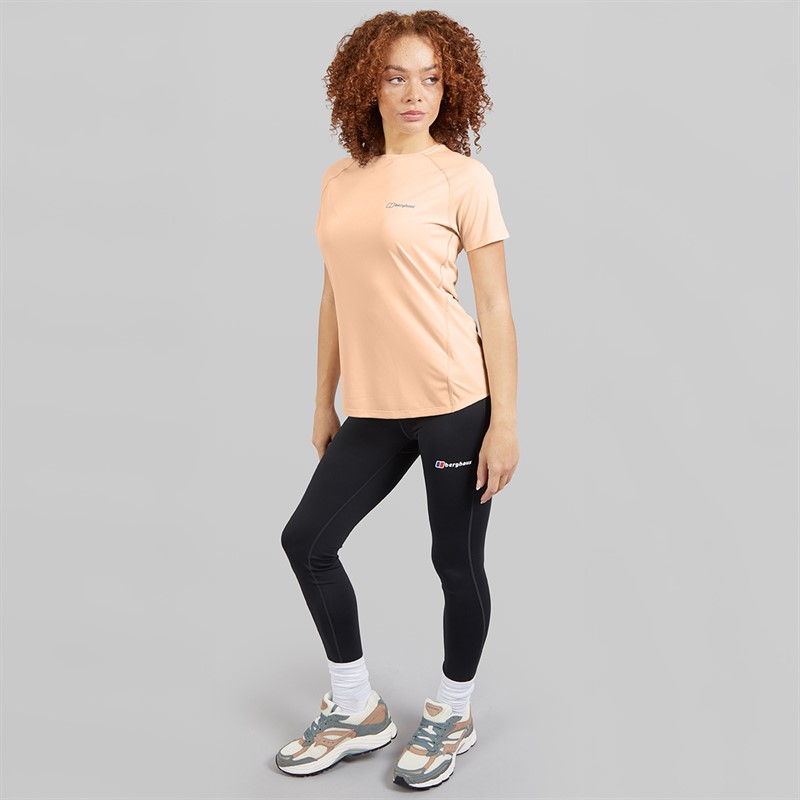 Berghaus Womens Dembleby Tech T-Shirt Light Orange