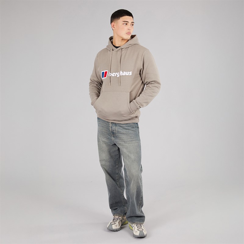 Berghaus Mens Logo Hoodie Natural/Natural