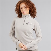 Berghaus Womens Prism 1/4 Zip Top Light Grey/Light Grey