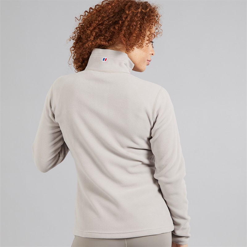 Berghaus Womens Prism 1/4 Zip Top Light Grey/Light Grey