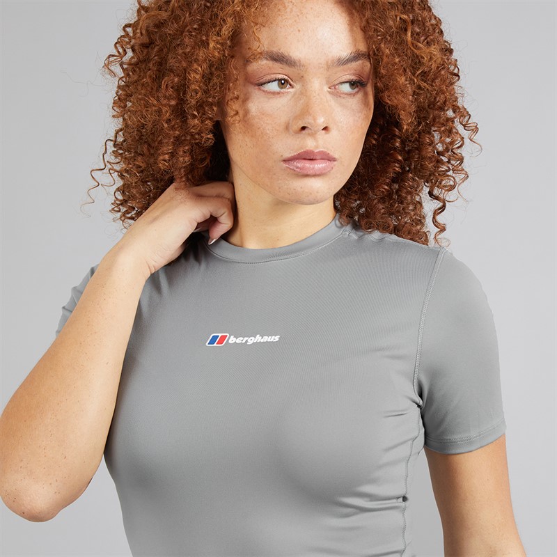 Berghaus Womens Fendrith Tech T-Shirt Grey/Grey