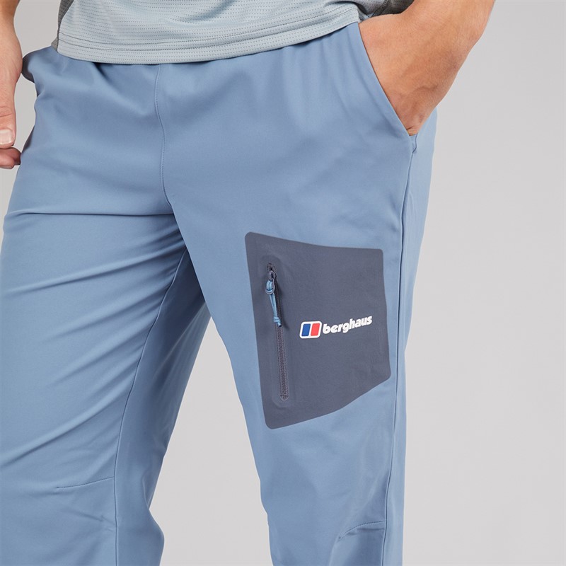 Berghaus Mens Intervale Track Pants Blue/Dark Grey