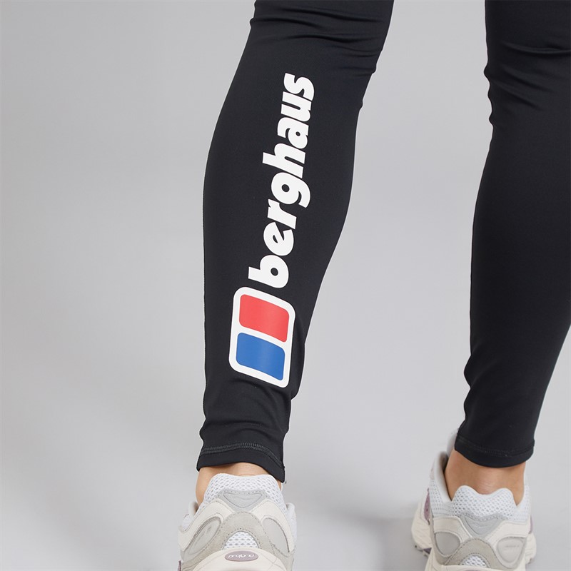 Berghaus Womens Big Logo Core Leggings Black