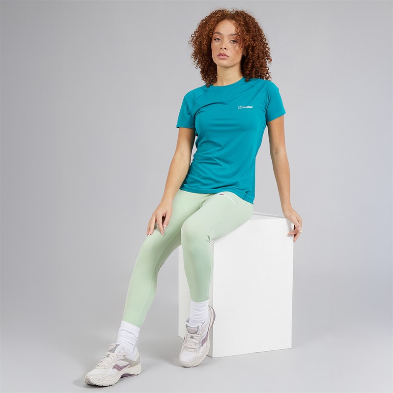 Berghaus Womens Big Logo Core Leggings Dark Green/Dark Green