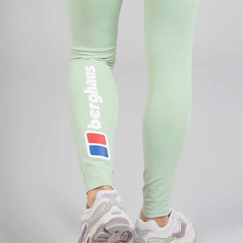 Berghaus Womens Big Logo Core Leggings Dark Green/Dark Green