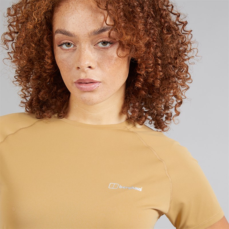 Berghaus Womens Dembleby Tech T-Shirt Natural/Natural