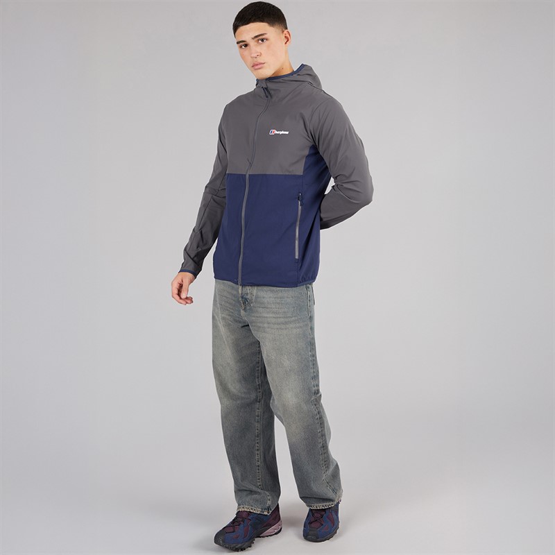 Berghaus Mens Bergahus Theran Jacket Dark Blue/Grey
