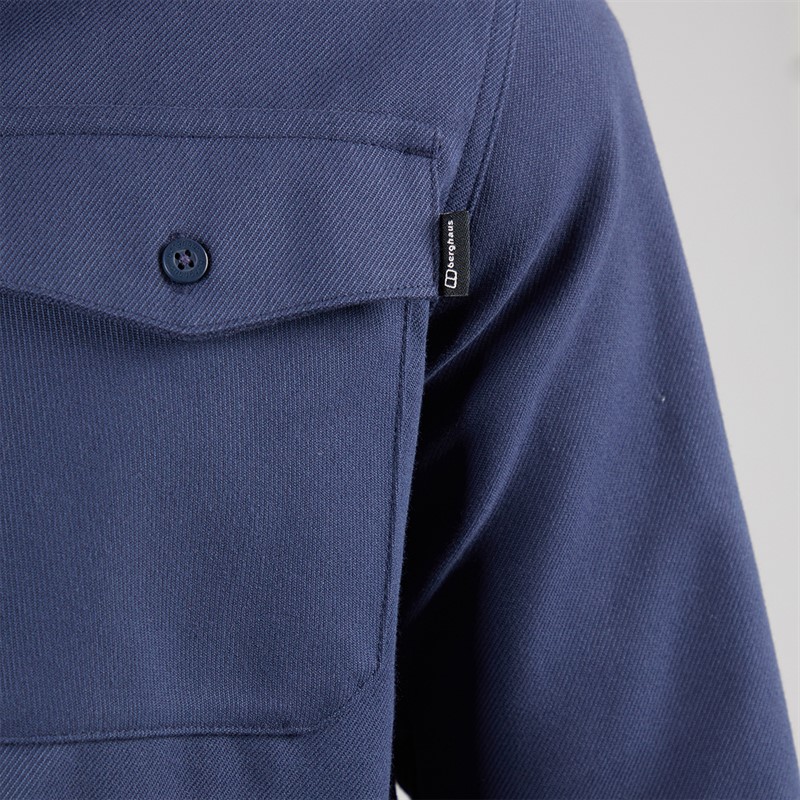 Berghaus Mens Snarford Overshirt Dark Blue/Dark Blue