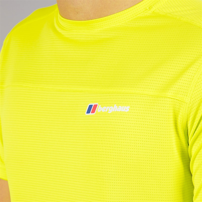 Berghaus Mens 24/7 Explorer 2.0 T-Shirt Yellow/Yellow