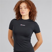 Berghaus Womens Fendrith Tech T-Shirt Black/Black