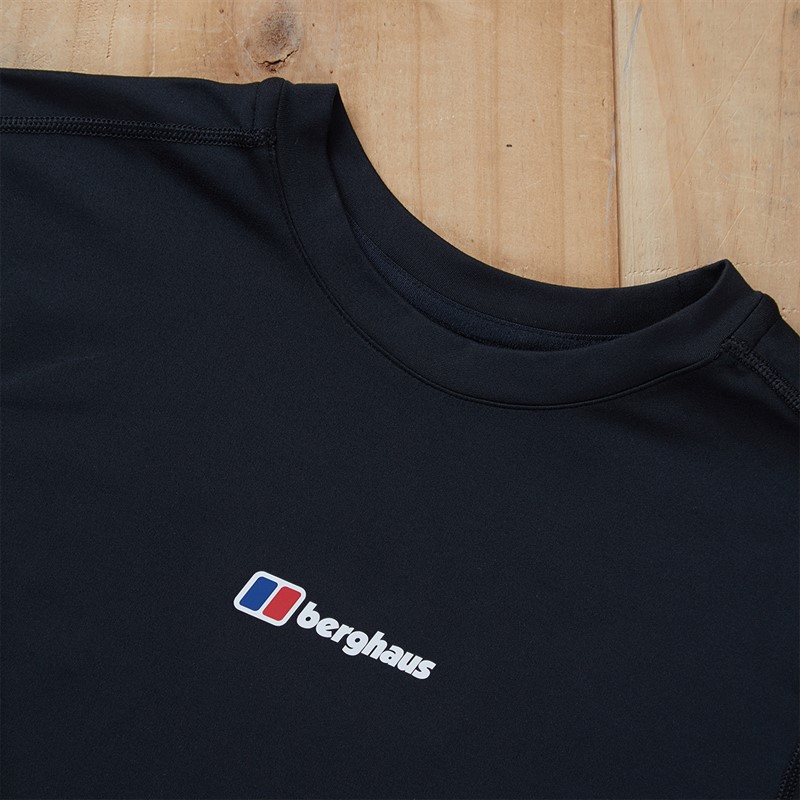 Berghaus Womens Fendrith Tech T-Shirt Black/Black