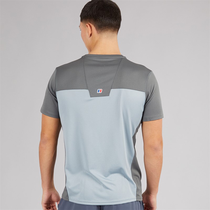 Berghaus Mens 24/7 Explorer 2.0 T-Shirt Grey/Dark Grey