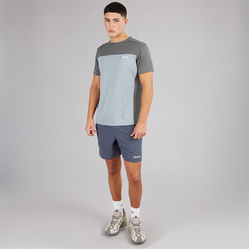 Berghaus Mens 24/7 Explorer 2.0 T-Shirt Grey/Dark Grey