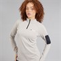 Berghaus Womens Tech Pocket 1/4 Zip Top Light Grey/Light Grey