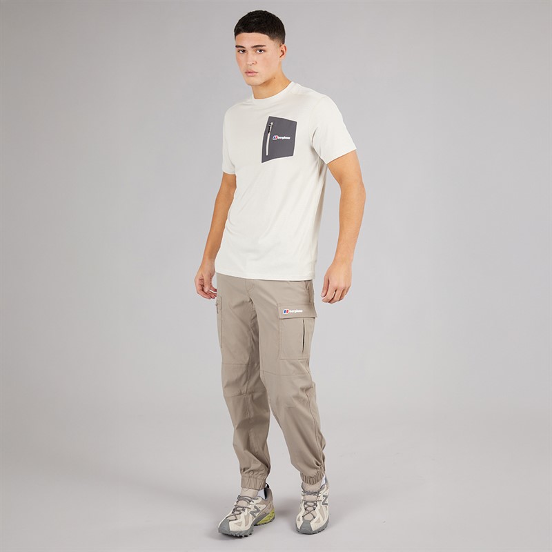 Berghaus Mens Sidley Pocket Tech T-Shirt Grey/Dark Grey