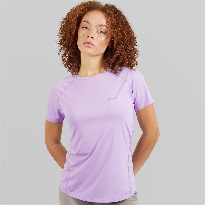 Berghaus Womens Dembleby Tech T-Shirt Light Purple