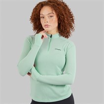 Berghaus Womens Ivyhill 1/2 Zip Top Green