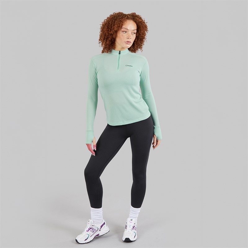Berghaus Womens Ivyhill 1/2 Zip Top Green